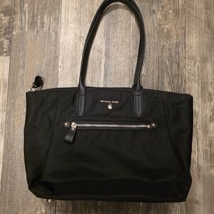 Michael Kors Black Nylon Tote Bag